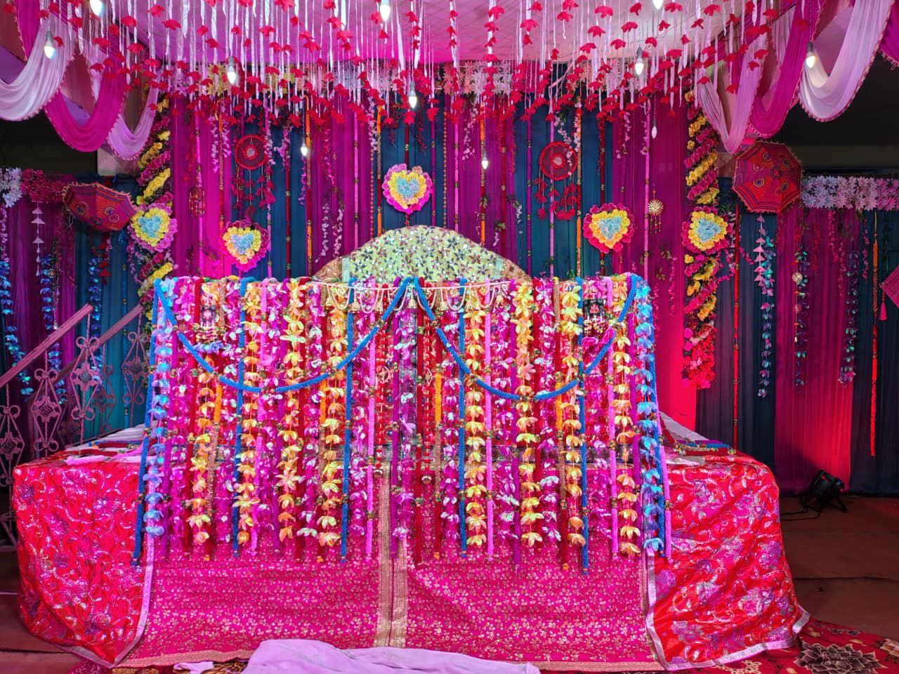 Om Hari Har Shiv Shakti Seva Trust Decorated Shrine for Shiv Seva